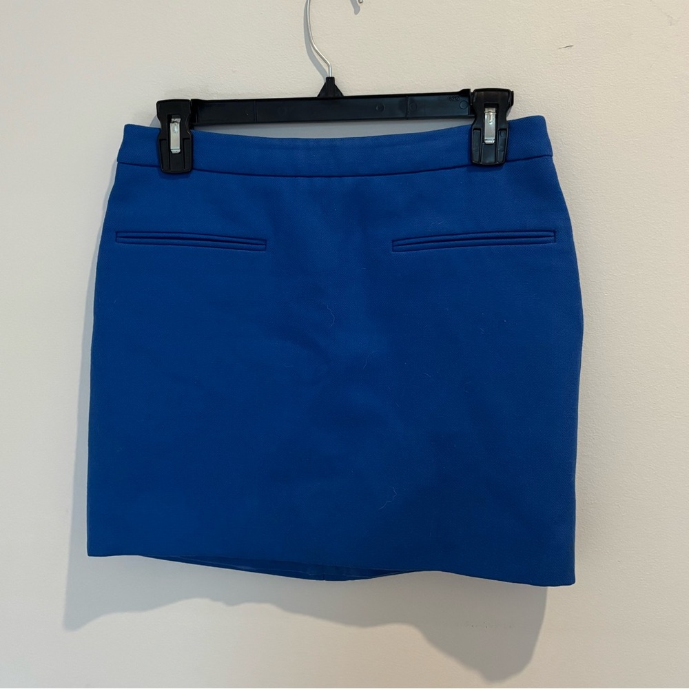 Stella McCartney Blue Wool Mini Skirt Size 36